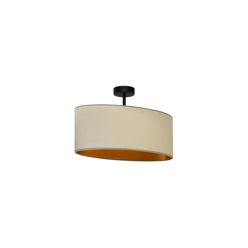 Duolla - Virsapmetuma lustra OVAL VEGAN 1xE27/15W/230V bēša