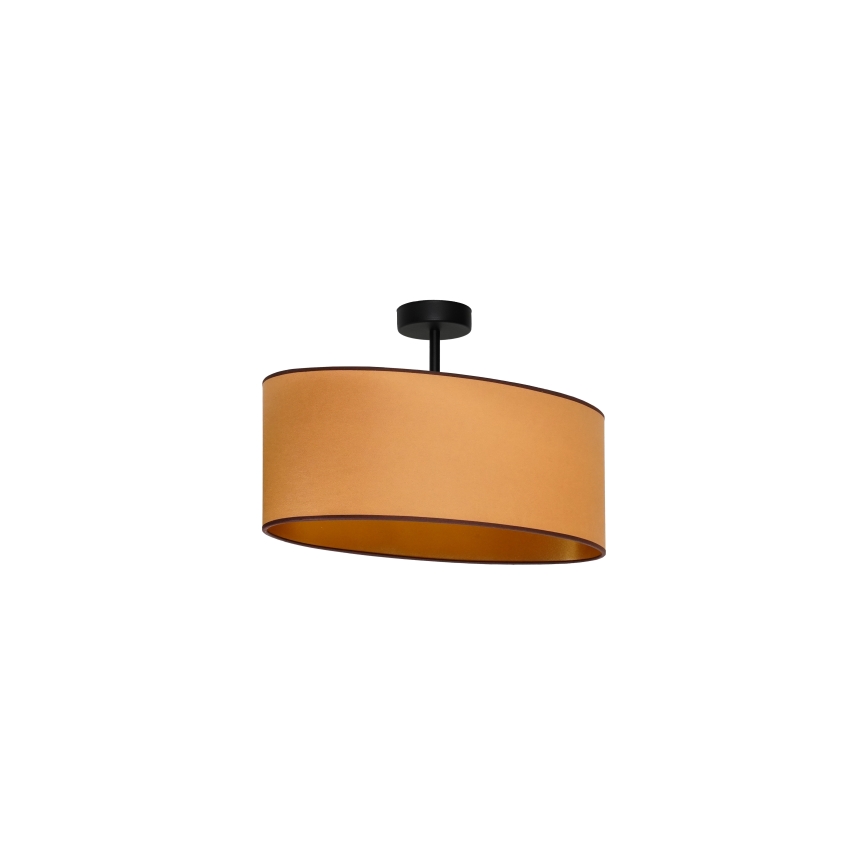 Duolla - Virsapmetuma lustra OVAL VEGAN 1xE27/15W/230V brūna