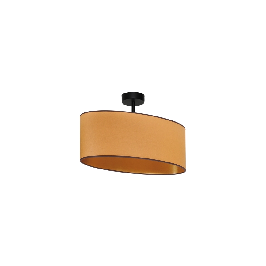 Duolla - Virsapmetuma lustra OVAL VEGAN 1xE27/15W/230V brūna