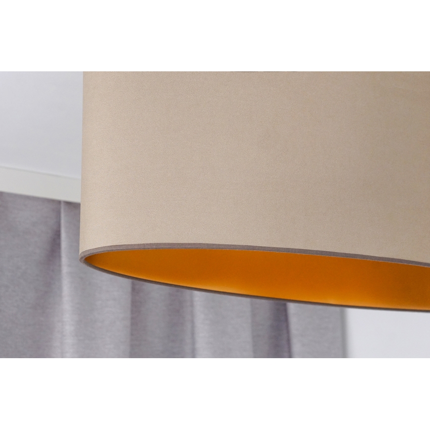 Duolla - Virsapmetuma lustra OVAL VEGAN 2xE27/15W/230V bēša