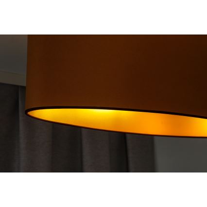 Duolla - Virsapmetuma lustra OVAL VEGAN 2xE27/15W/230V brūna