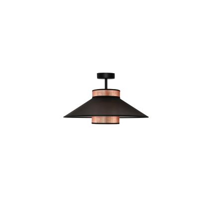 Duolla - Virsapmetuma lustra RIO SHINY 1xE27/15W/230V d. 45 cm melna/varš