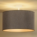 Duolla - Virsapmetuma lustra ROLLER ECO RECYCLING 1xE27/15W/230V d. 45 cm brūna