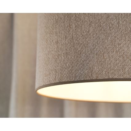 Duolla - Virsapmetuma lustra ROLLER ECO RECYCLING 1xE27/15W/230V d. 45 cm brūna