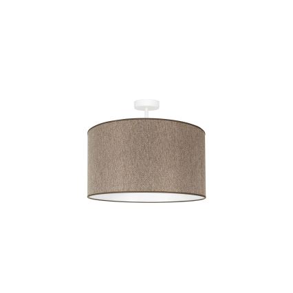 Duolla - Virsapmetuma lustra ROLLER ECO RECYCLING 1xE27/15W/230V d. 45 cm brūna