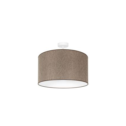 Duolla - Virsapmetuma lustra ROLLER ECO RECYCLING 1xE27/15W/230V d. 45 cm brūna