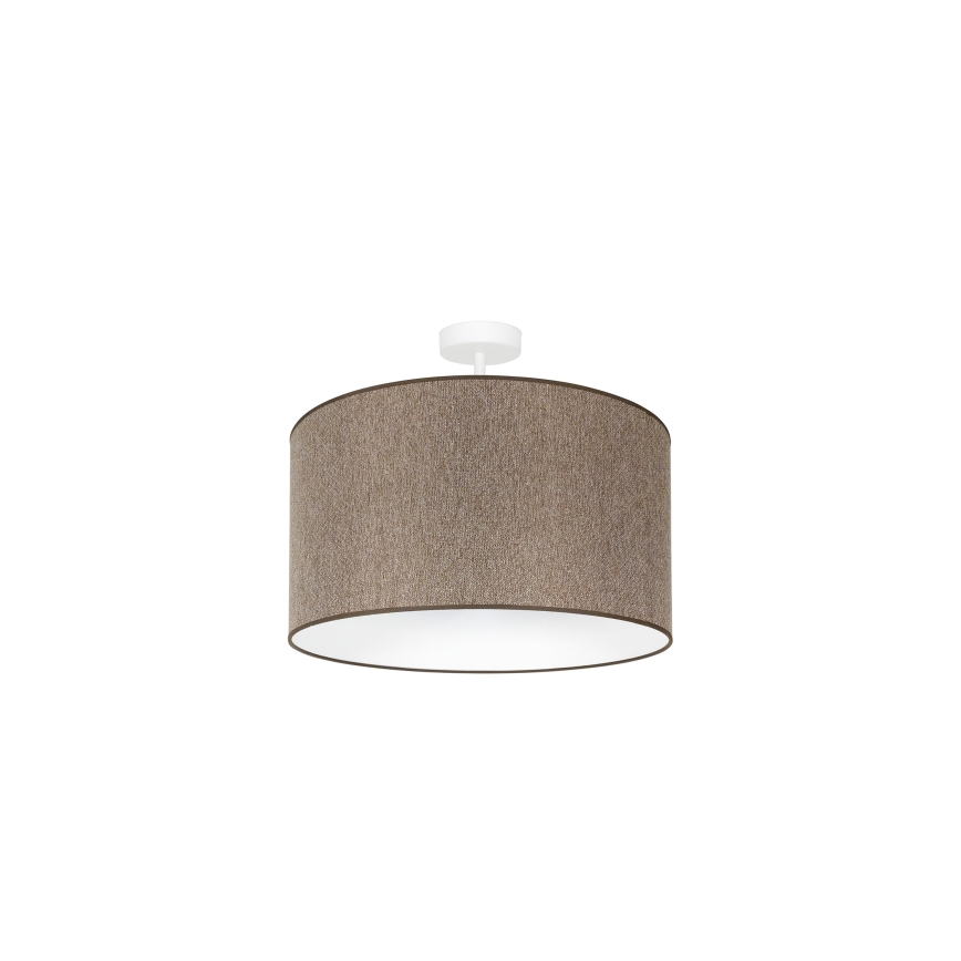 Duolla - Virsapmetuma lustra ROLLER ECO RECYCLING 1xE27/15W/230V d. 45 cm brūna