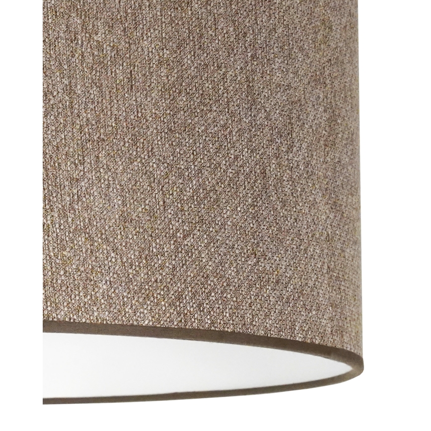 Duolla - Virsapmetuma lustra ROLLER ECO RECYCLING 1xE27/15W/230V d. 45 cm brūna