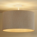Duolla - Virsapmetuma lustra ROLLER ECO RECYCLING 1xE27/15W/230V d. 45 cm krēmkrāsa