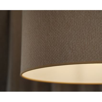 Duolla - Virsapmetuma lustra ROLLER ECO RECYCLING 1xE27/15W/230V d. 45 cm krēmkrāsa
