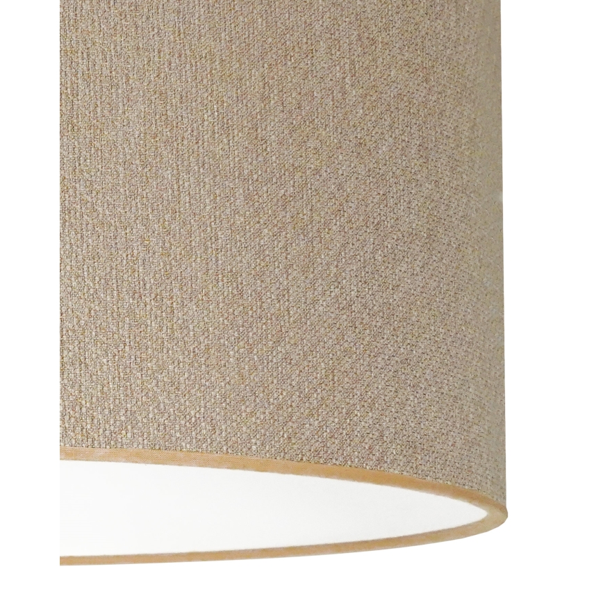 Duolla - Virsapmetuma lustra ROLLER ECO RECYCLING 1xE27/15W/230V d. 45 cm krēmkrāsa
