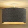 Duolla - Virsapmetuma lustra ROLLER ECO RECYCLING 1xE27/15W/230V d. 45 cm pelēka