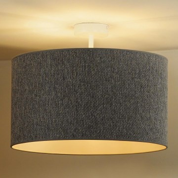 Duolla - Virsapmetuma lustra ROLLER ECO RECYCLING 1xE27/15W/230V d. 45 cm pelēka