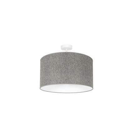 Duolla - Virsapmetuma lustra ROLLER ECO RECYCLING 1xE27/15W/230V d. 45 cm pelēka