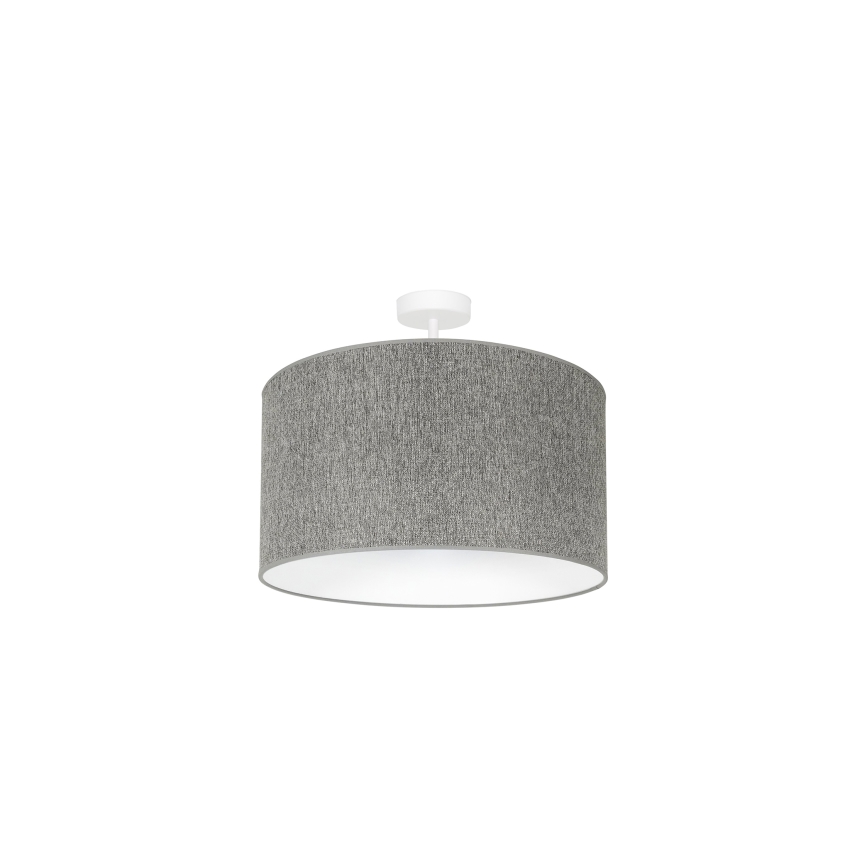 Duolla - Virsapmetuma lustra ROLLER ECO RECYCLING 1xE27/15W/230V d. 45 cm pelēka