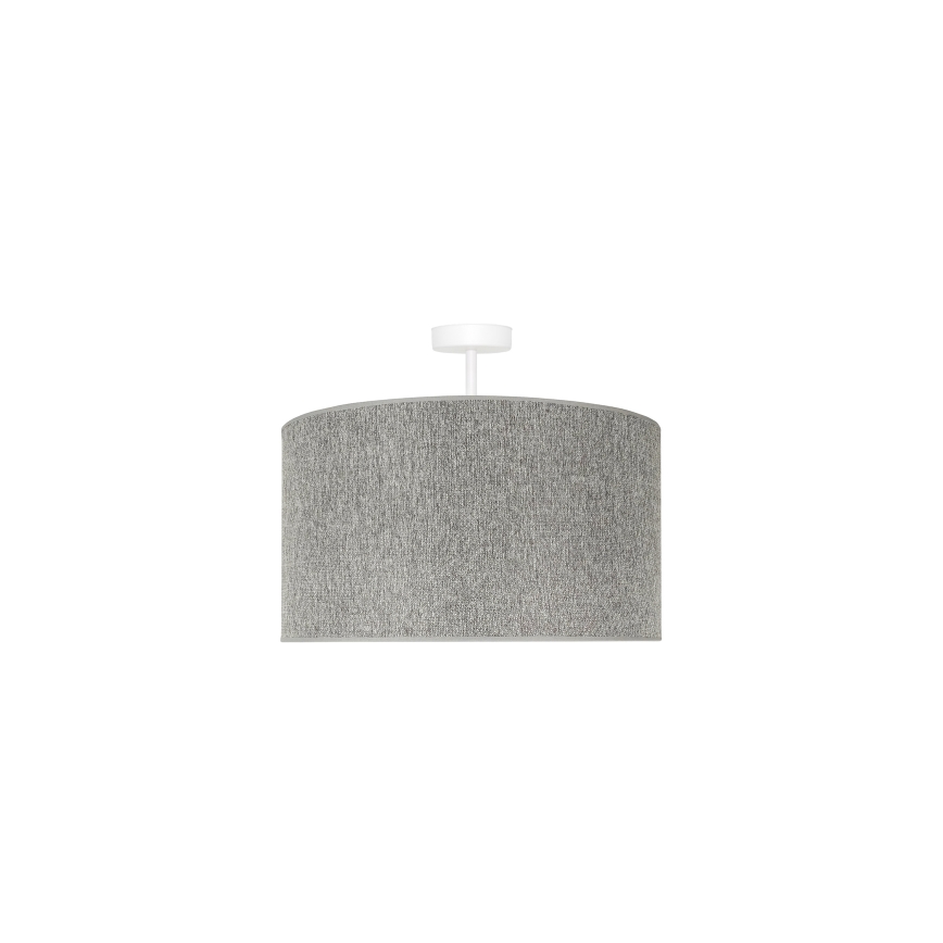 Duolla - Virsapmetuma lustra ROLLER ECO RECYCLING 1xE27/15W/230V d. 45 cm pelēka