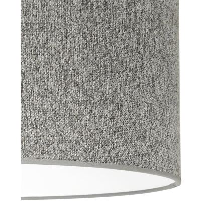 Duolla - Virsapmetuma lustra ROLLER ECO RECYCLING 1xE27/15W/230V d. 45 cm pelēka