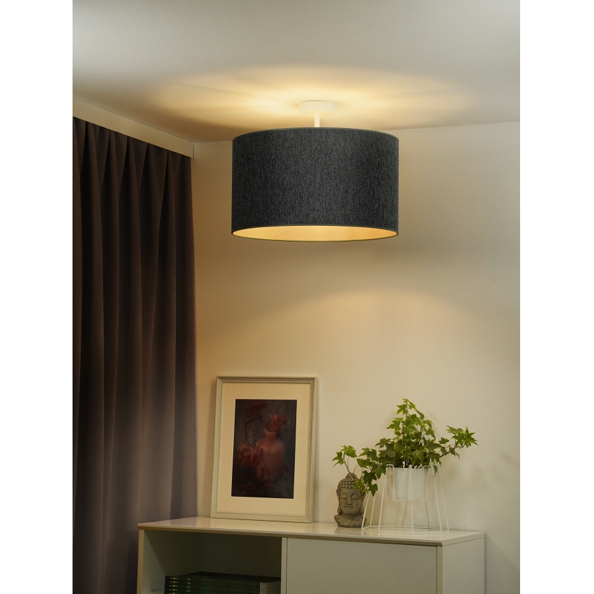 Duolla - Virsapmetuma lustra ROLLER ECO RECYCLING 1xE27/15W/230V d. 45 cm zaļa