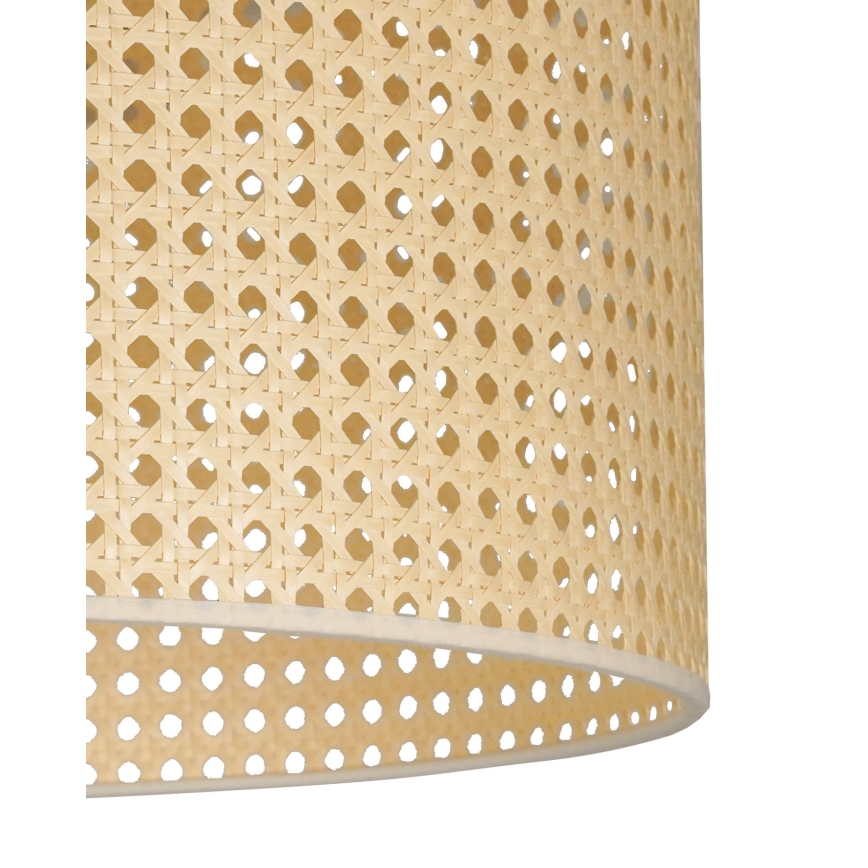 Duolla - Virsapmetuma lustra ROLLER RATTAN 1xE27/15W/230V d. 45 cm bēša