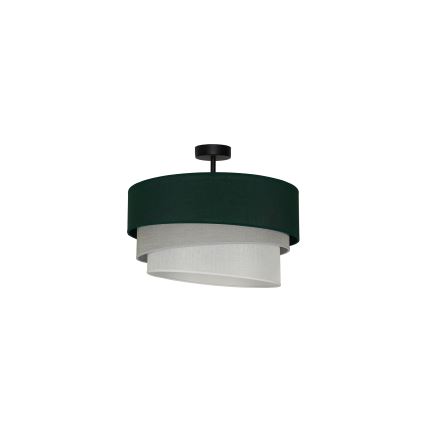Duolla - Virsapmetuma lustra TRIO 1xE27/15W/230V d. 45 cm zaļa/pelēka/balta
