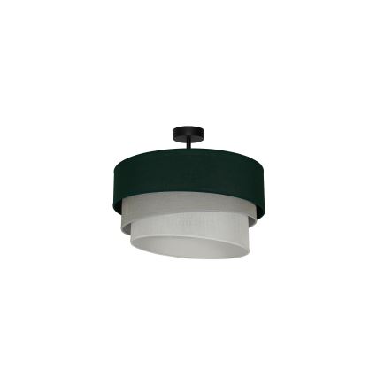Duolla - Virsapmetuma lustra TRIO 1xE27/15W/230V d. 45 cm zaļa/pelēka/balta