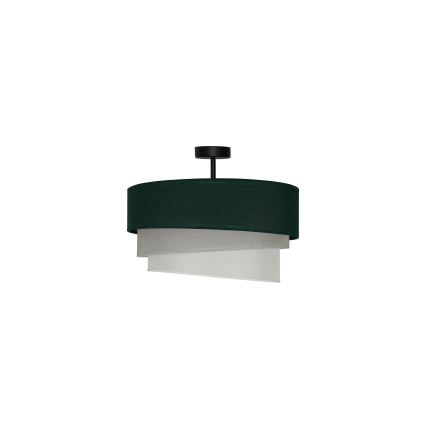Duolla - Virsapmetuma lustra TRIO 1xE27/15W/230V d. 45 cm zaļa/pelēka/balta