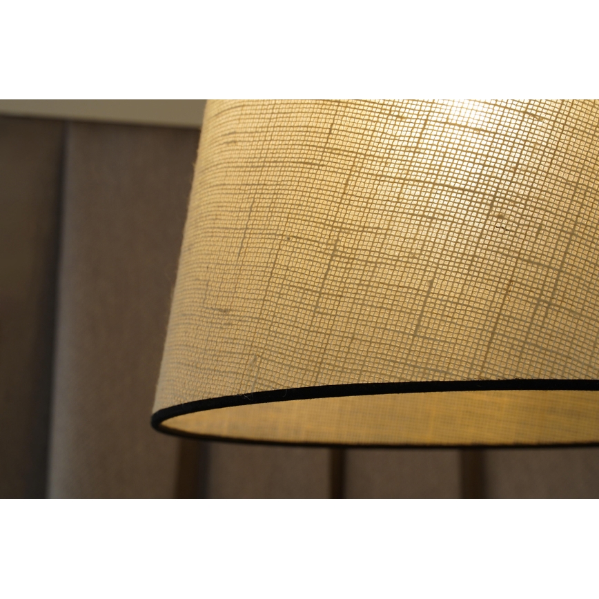 Duolla - Virsapmetuma lustra YUTE 1xE27/15W/230V d. 38 cm pelēka/melna