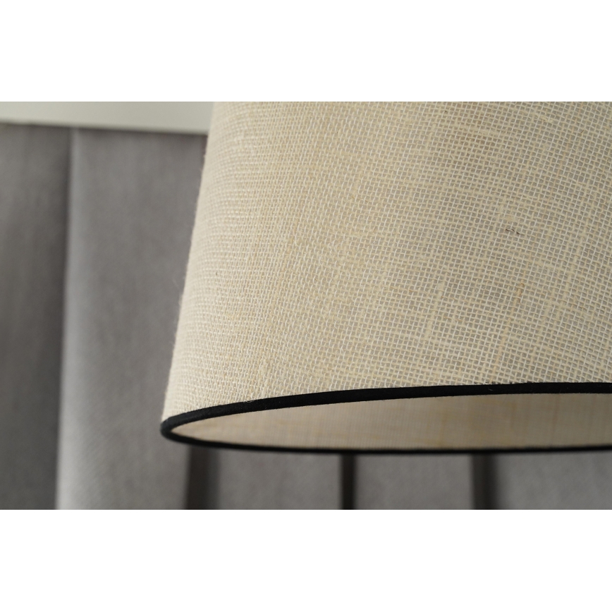Duolla - Virsapmetuma lustra YUTE 1xE27/15W/230V d. 38 cm pelēka/melna