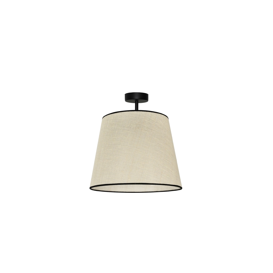 Duolla - Virsapmetuma lustra YUTE 1xE27/15W/230V d. 38 cm pelēka/melna