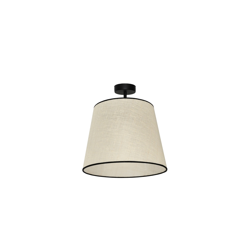 Duolla - Virsapmetuma lustra YUTE 1xE27/15W/230V d. 38 cm pelēka/melna