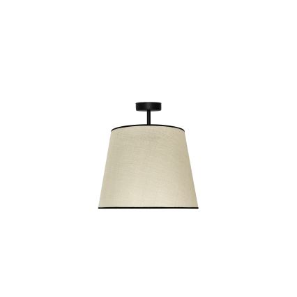 Duolla - Virsapmetuma lustra YUTE 1xE27/15W/230V d. 38 cm pelēka/melna