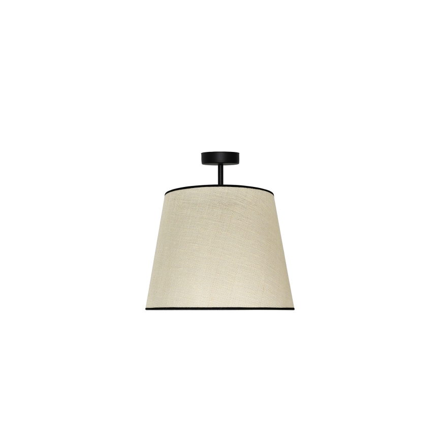 Duolla - Virsapmetuma lustra YUTE 1xE27/15W/230V d. 38 cm pelēka/melna
