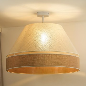 Duolla - Virsapmetuma lustra YUTE AVIGNON 1xE27/15W/230V d. 60 cm pelēka/brūna