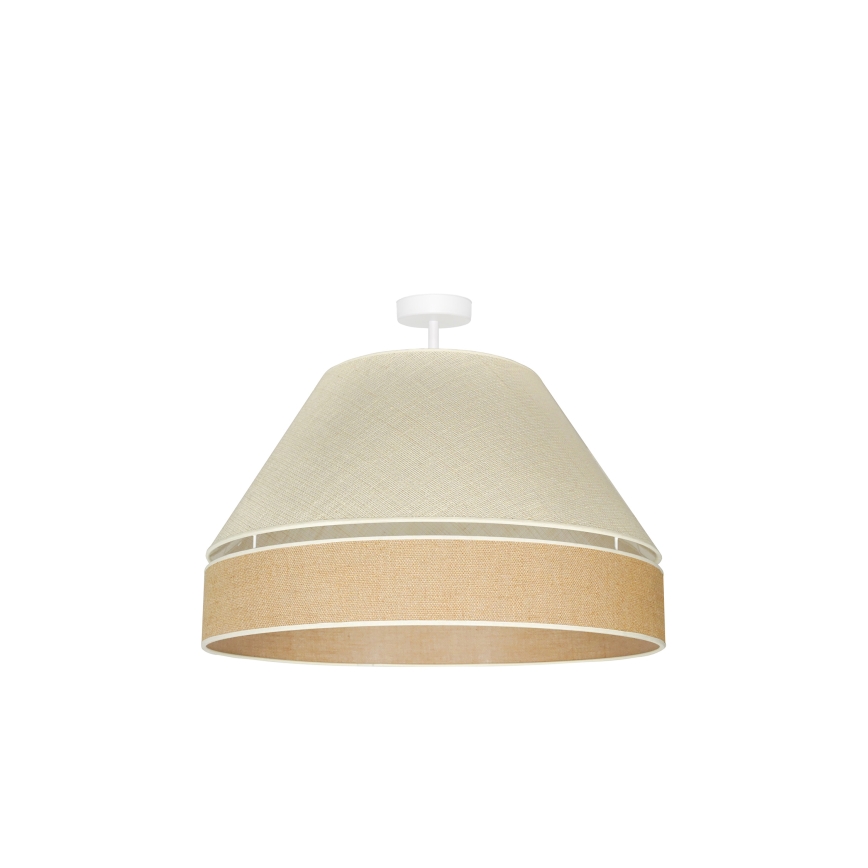 Duolla - Virsapmetuma lustra YUTE AVIGNON 1xE27/15W/230V d. 60 cm pelēka/brūna