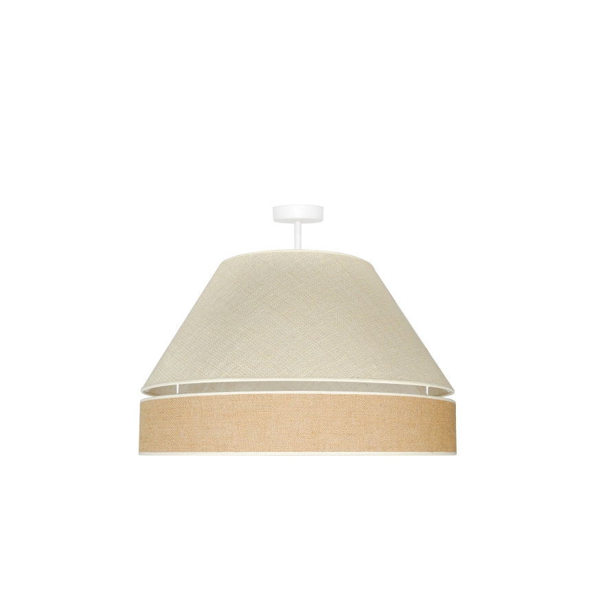 Duolla - Virsapmetuma lustra YUTE AVIGNON 1xE27/15W/230V d. 60 cm pelēka/brūna