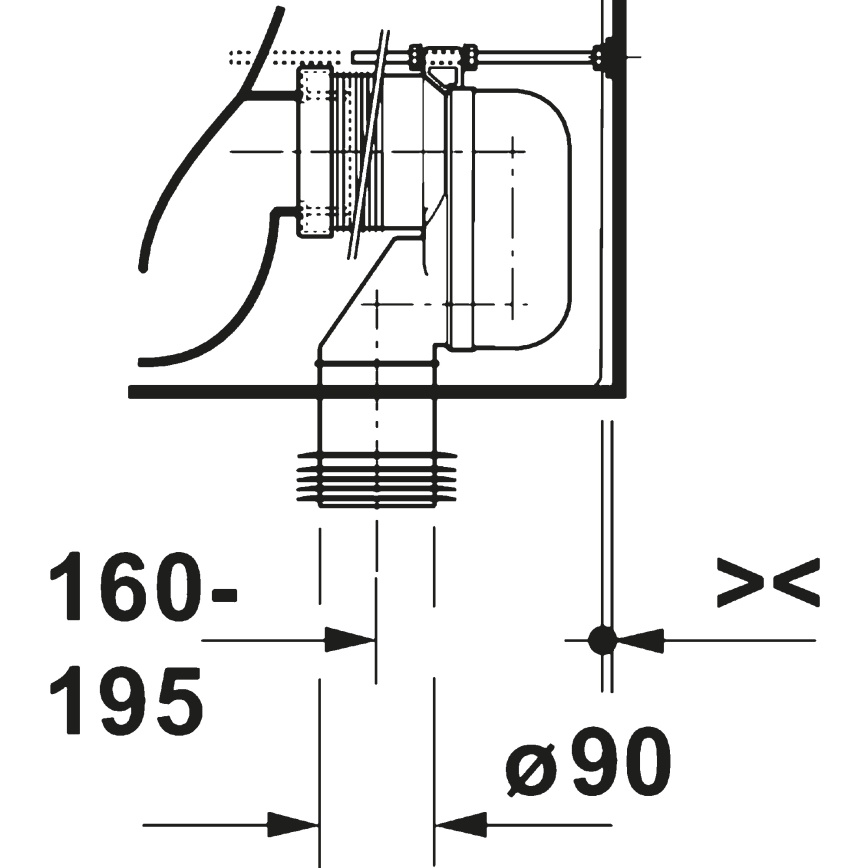 Duravit 20600900002 - D-CODE kombinētā WC ierīce, keramika/spīdīgi balta