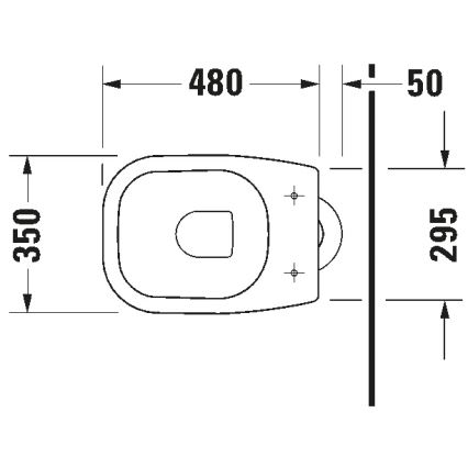 Duravit 21100100002 - Grīdas WC D-CODE keramika/glancēta balta