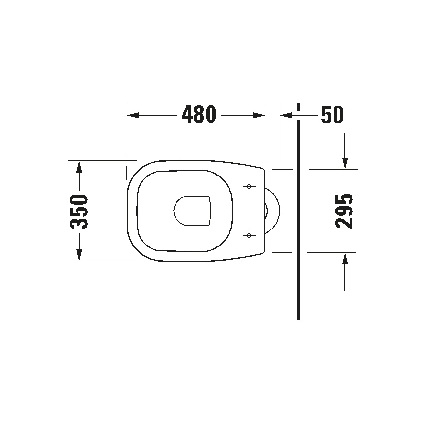 Duravit 21100100002 - Grīdas WC D-CODE keramika/glancēta balta