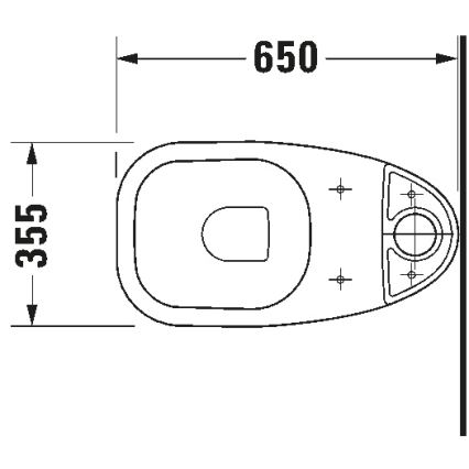 Duravit 21110100002 - Kombinēts WC D-CODE, keramika / glancēta balta