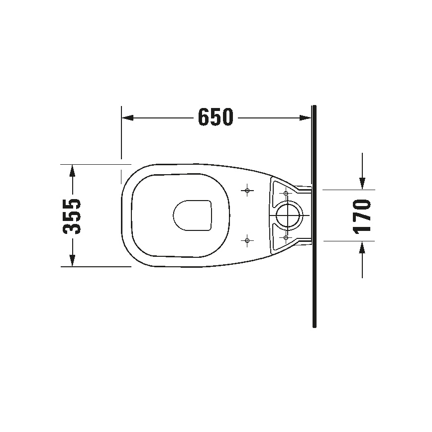 Duravit 21180900002 - D-CODE kompaktais tualetes pods, keramika, spīdīgi balts