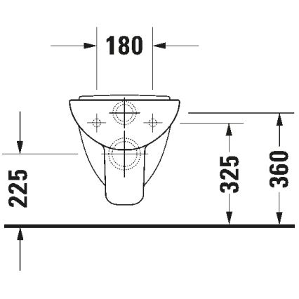 Duravit 22110900002 - Karājamais WC D-CODE keramika/glancēta balta