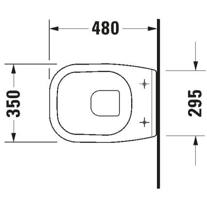 Duravit 22110900002 - Karājamais WC D-CODE keramika/glancēta balta