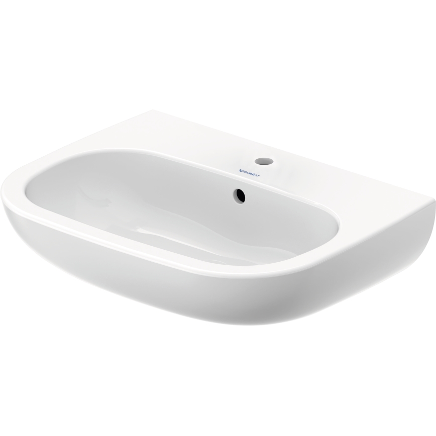 Duravit 23106000002 - Sienas uzstādāma izlietne D-CODE 60x46 cm keramika/spīdīgi balta