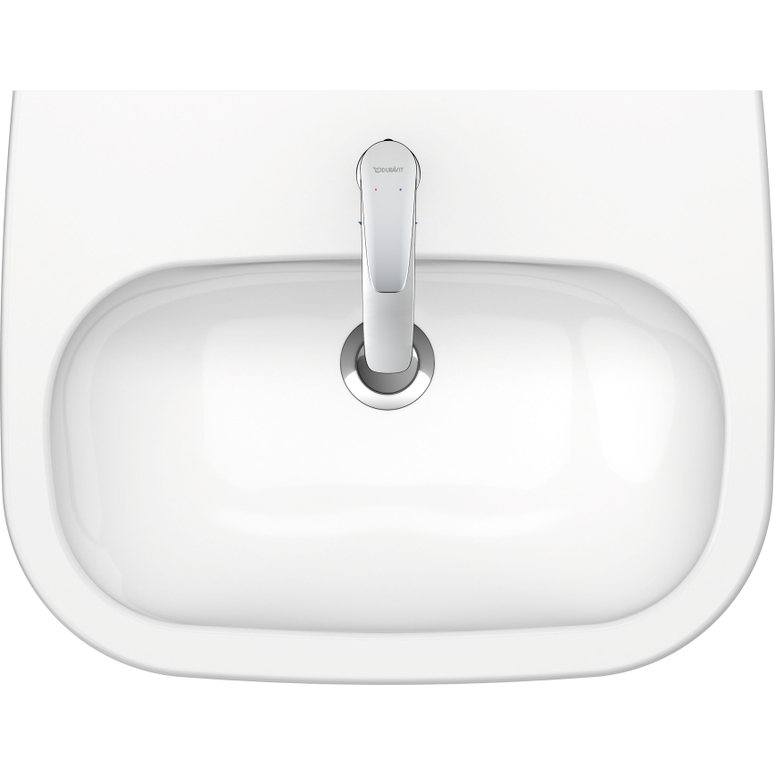 Duravit 23106000002 - Sienas uzstādāma izlietne D-CODE 60x46 cm keramika/spīdīgi balta