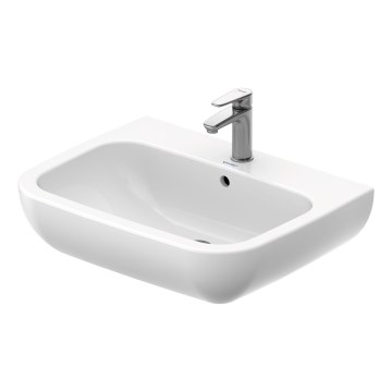 Duravit 23106500002 - Sienas piestiprināma izlietne D-CODE 65x50 cm keramika/spīdīgi balta