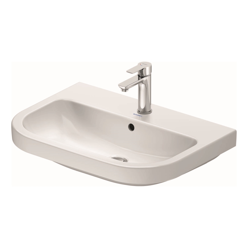 Duravit 23986500002 - sienas piestiprināma izlietne D-CODE 65x46 cm keramika/glancēta balta