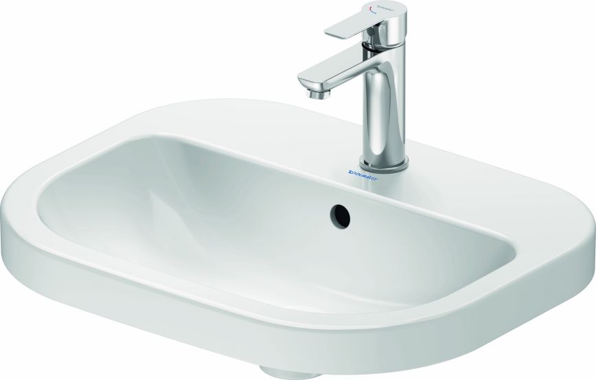Duravit 24025500002 - piekaramā izlietne D-CODE 55x44 cm keramika/glancēta balta