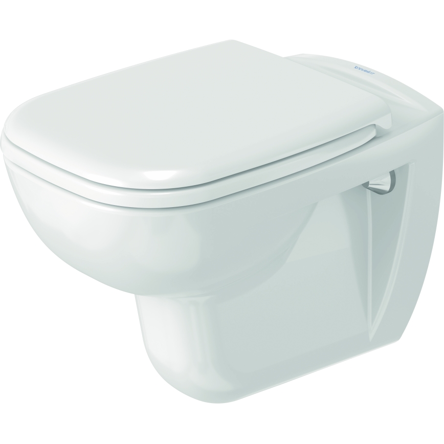 Duravit 25350900002 - sienas tualetes pods D-CODE, keramika / spīdīgi balts