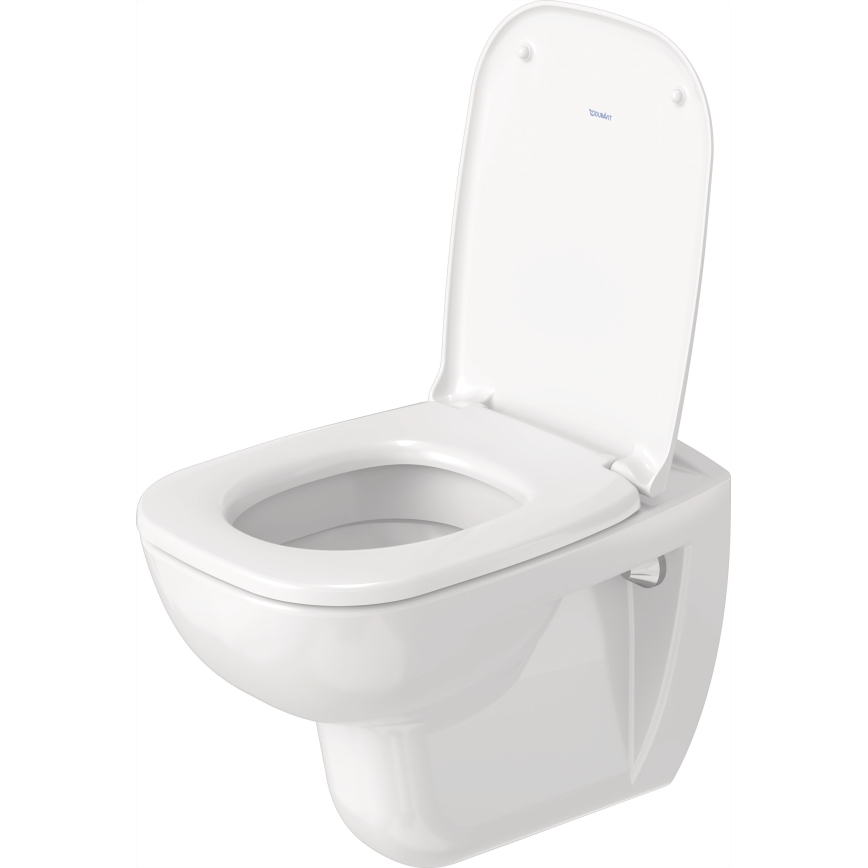 Duravit 25350900002 - sienas tualetes pods D-CODE, keramika / spīdīgi balts
