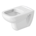Duravit 25700920002 - piekaramais Rimless WC D-CODE, keramika/glancēta balta